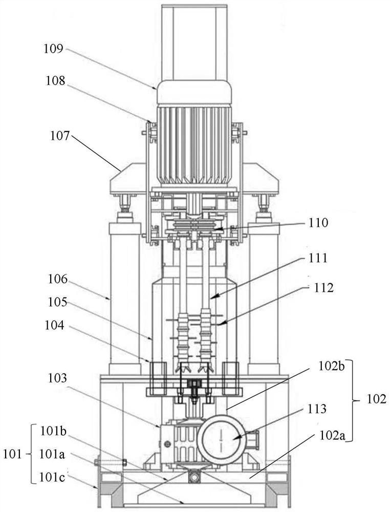 Automatic slurrying and cleaning system for kitchen garbage