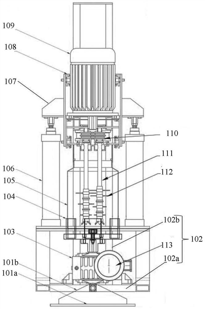 Automatic slurrying and cleaning system for kitchen garbage