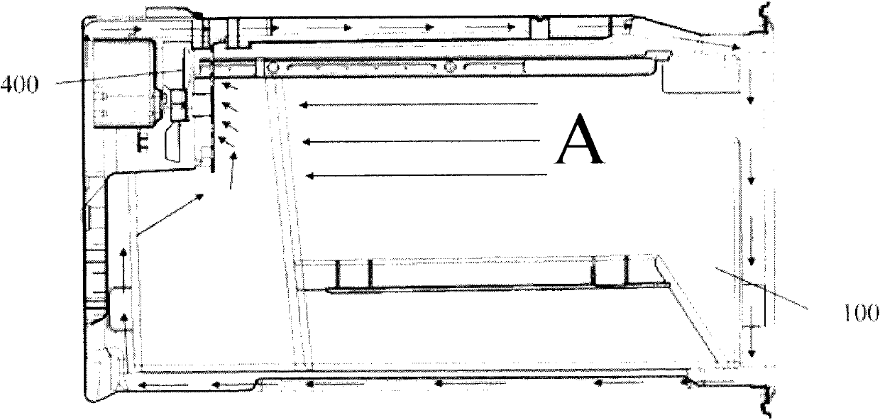 Refrigerator and air supply system of chamber of refrigerator