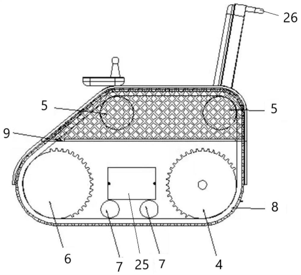 Crawler-type all-terrain electric chair