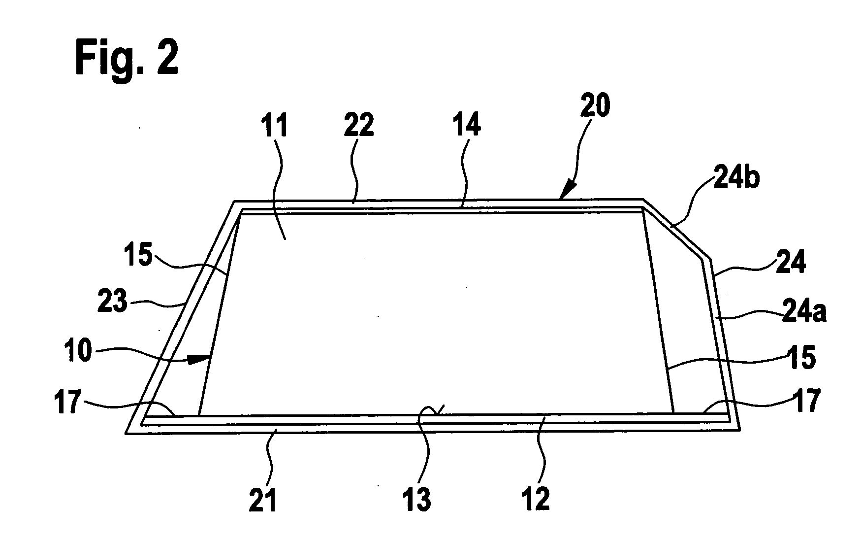 Packaging unit, especially for wiper blades