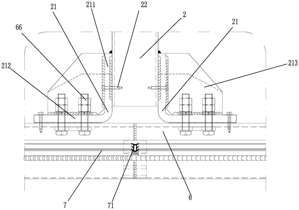 Large-span horizontal-exposed-vertical-concealed frame curtain wall system with short sides supported and long sides unsupported and its installation method