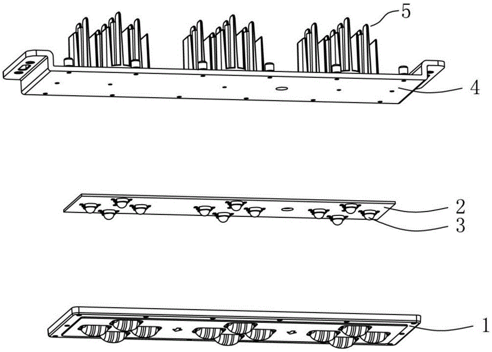 One-to-one heat dissipation LED module