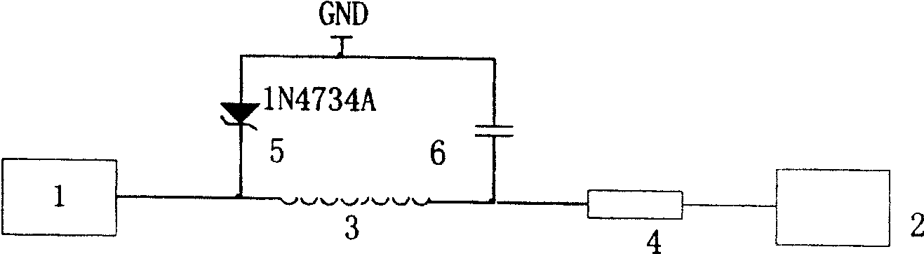 Filter protective circuit for house electric appliance