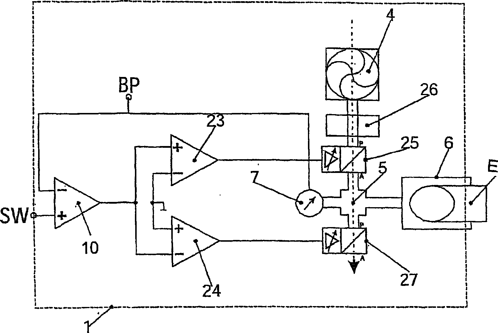 Device and method for regulating the pressure in an inflatable cuff of a blood pressure manometer