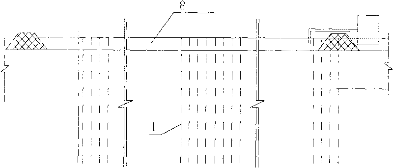 Combined vacuum preloading method foundation treatment construction method