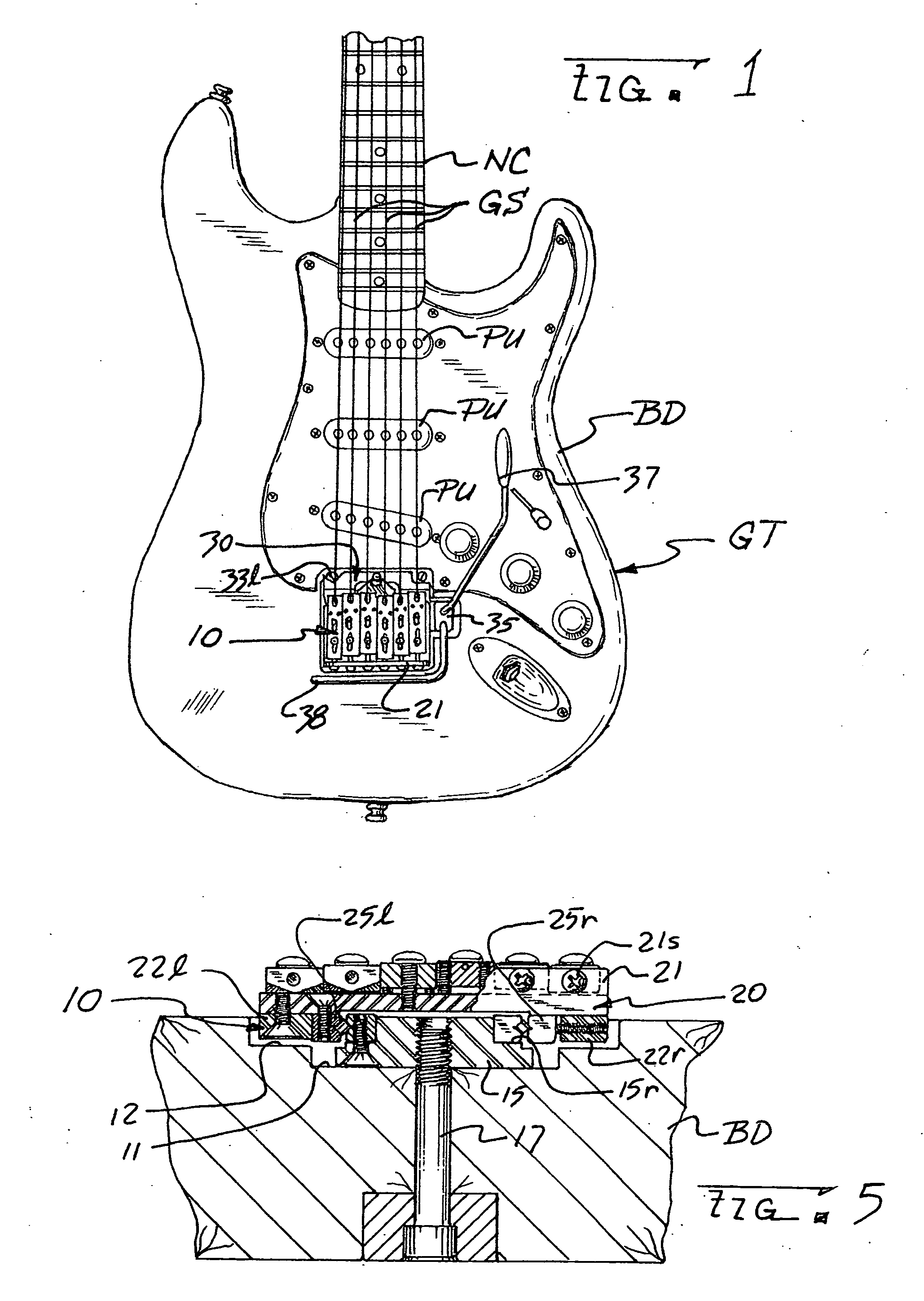 Adjustable tremolo bridge