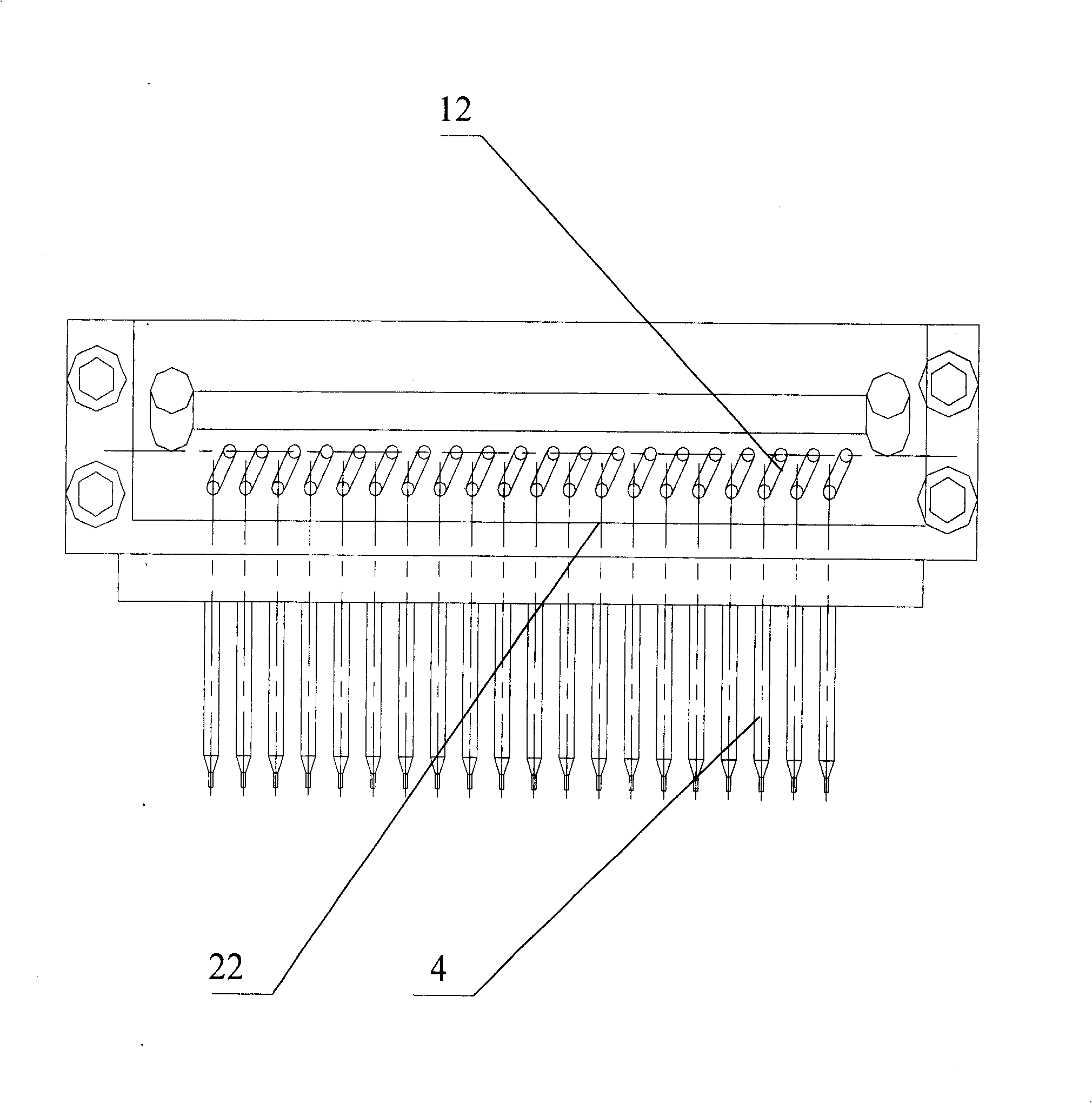 A method for equable glue filling of LED and corresponding glue filler