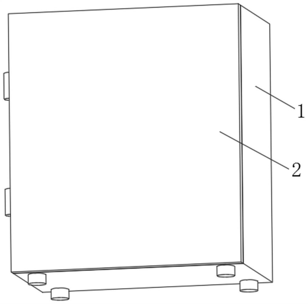 High-strength anti-seismic nuclear power cabinet