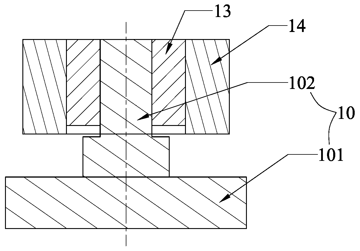 Preparation method of piezoelectric sensor assembly