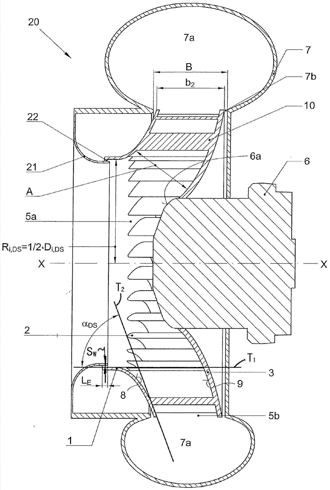 Radial impeller and fan assembly