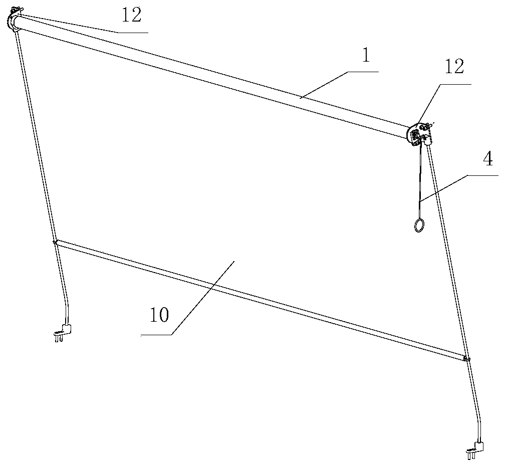 Sun-shading curtain and using method thereof