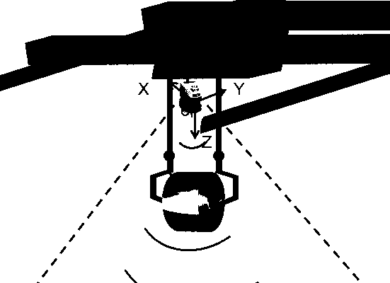 Steel coil identifying and positioning method based on laser technology