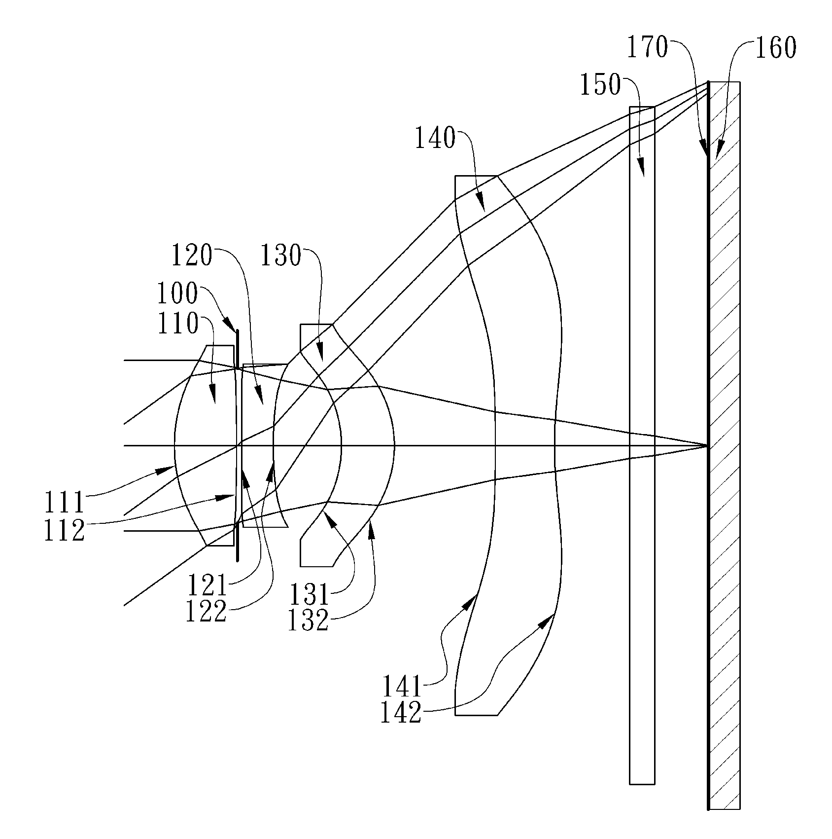 Image capturing lens system