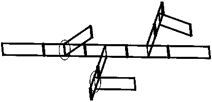 Supporting agent conveying complicated crack experimental device with flow field whole domain measurable