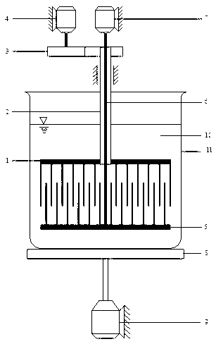 Preparing device for keratin original fibers with forked head ends and method