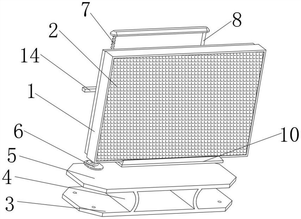 Indoor energy-saving LED display screen and use method thereof