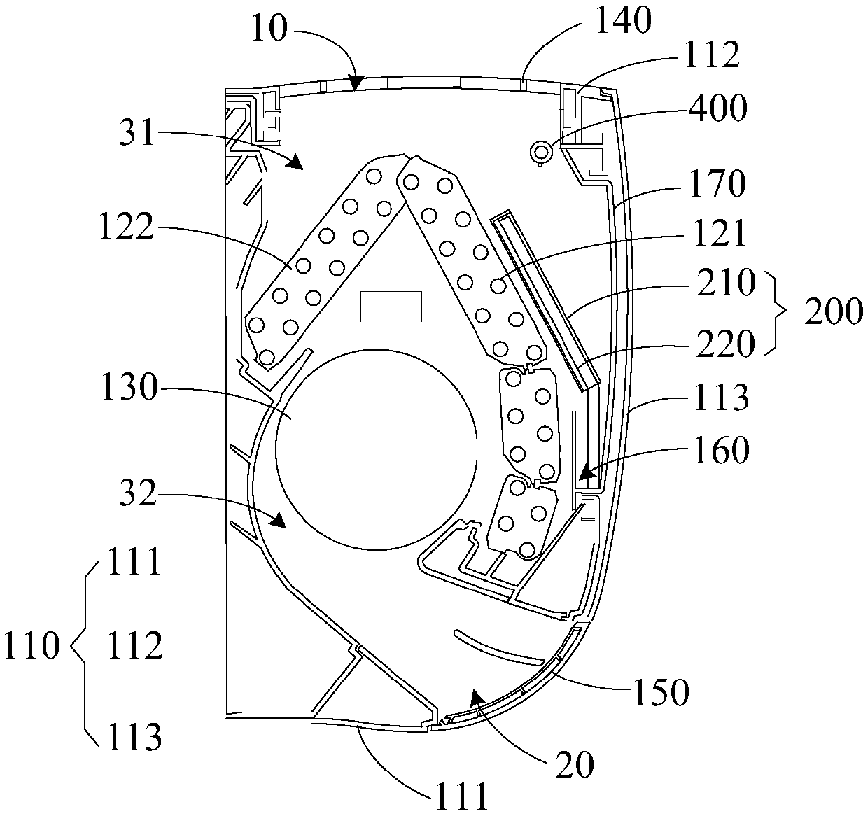 Air conditioner wall-mounted unit and air conditioner