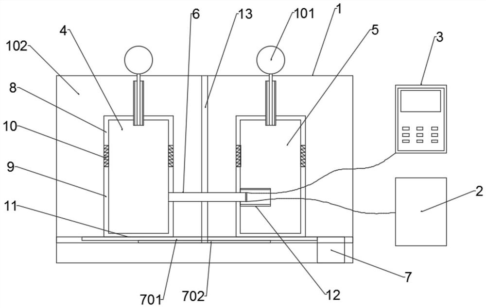 Construction method of heat flow static calibration