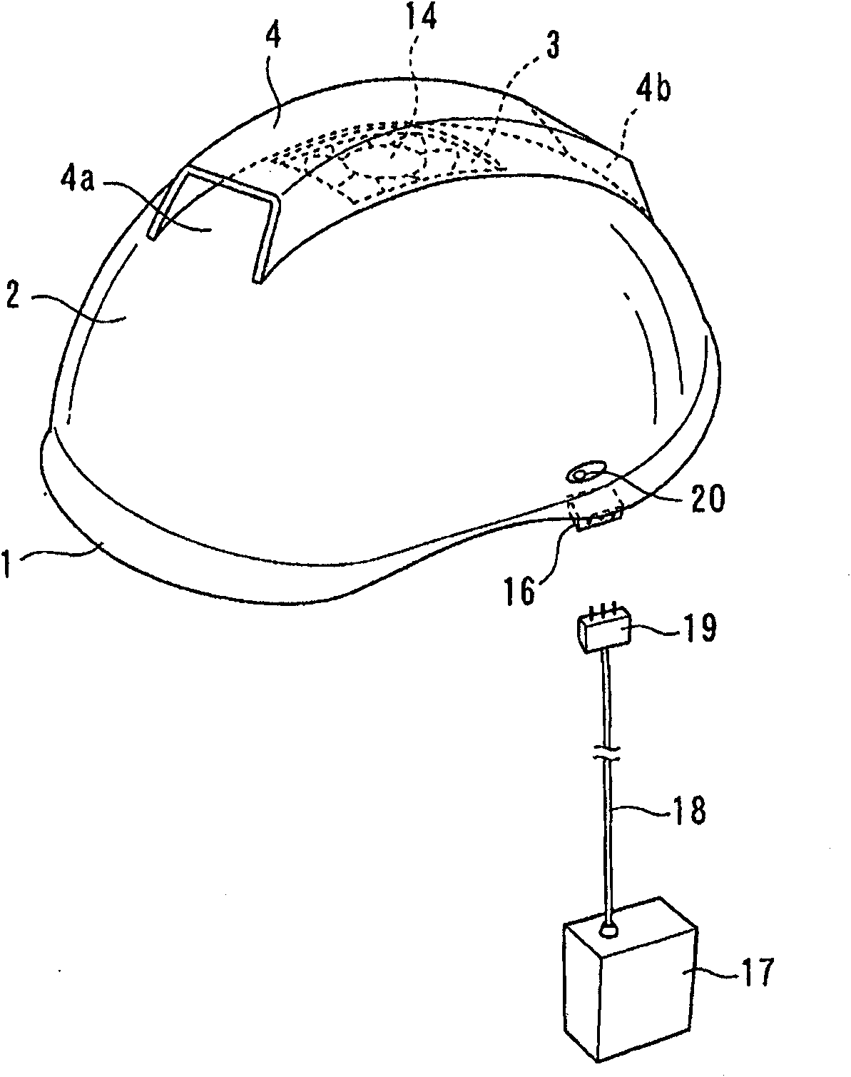 Air-cooled helmet