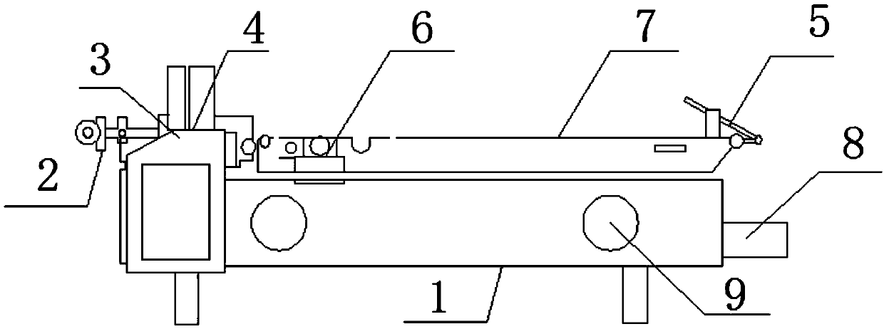 Paper box forming machine used for multiple times of extrusion