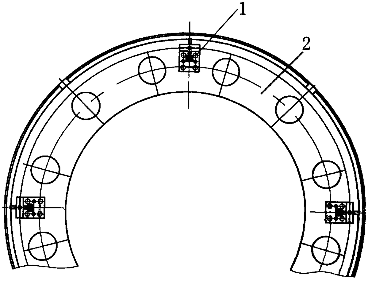 Method and clamp for machining thin-walled cylinder provided with groups of dense holes and oblique end faces