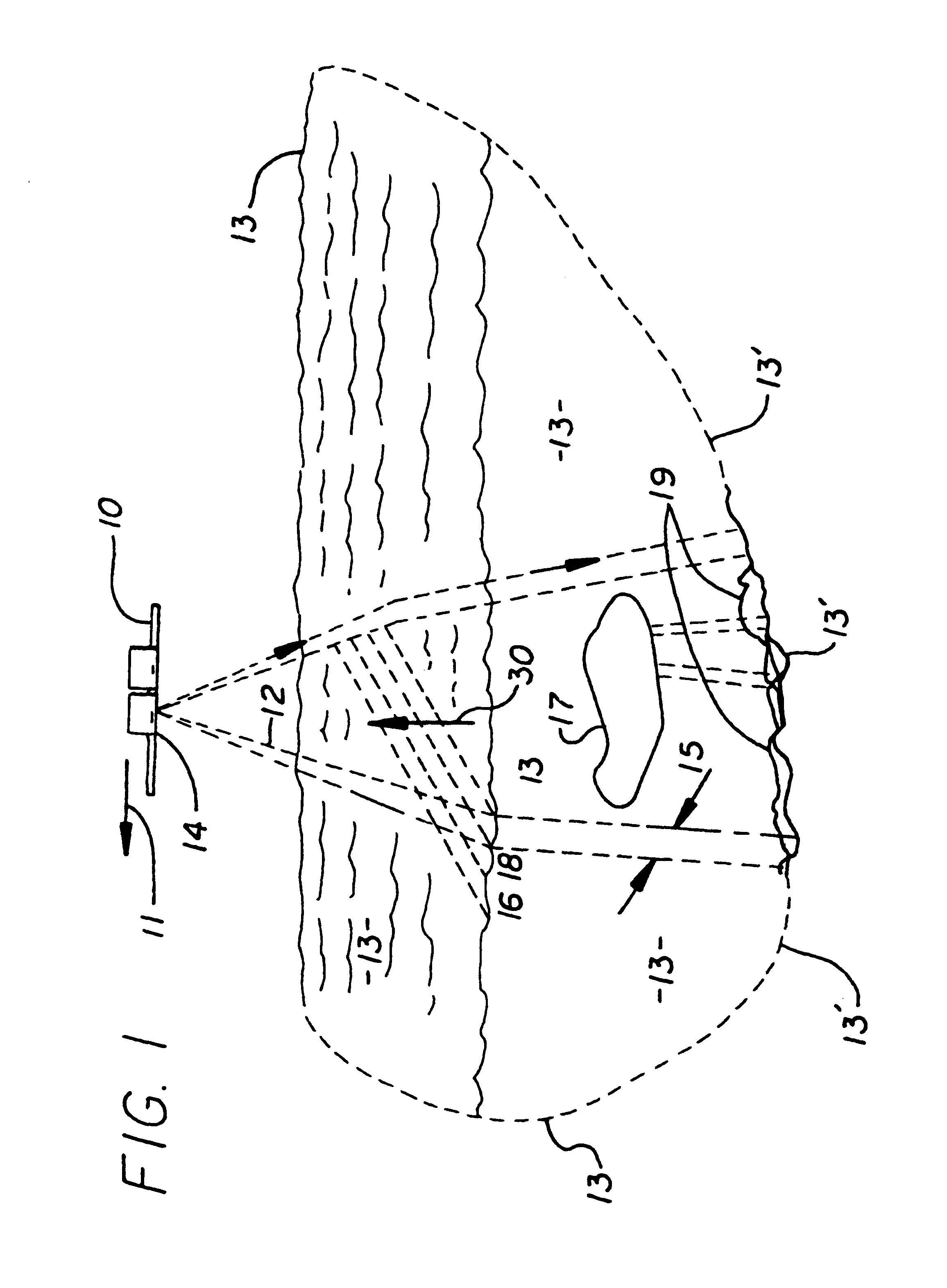 Confocal-reflection streak lidar apparatus with strip-shaped photocathode, for applications at a wide range of scales