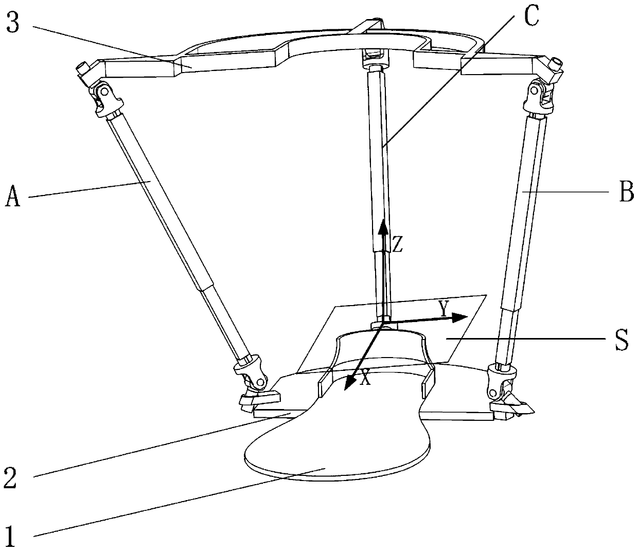 Ankle joint rehabilitation robot