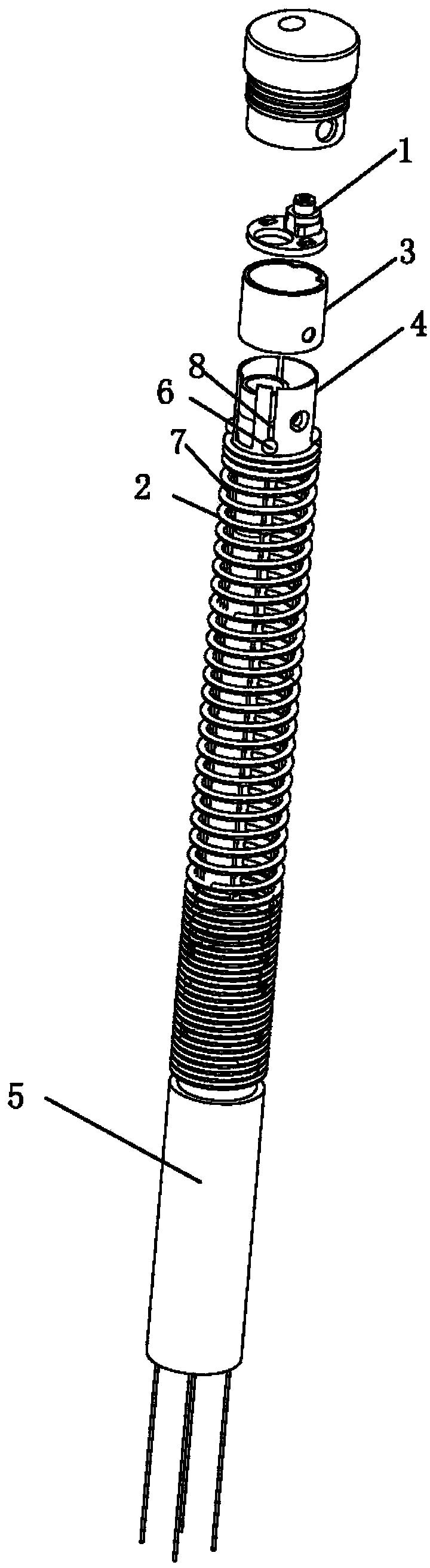 Bending controlling mechanism of medical endoscope