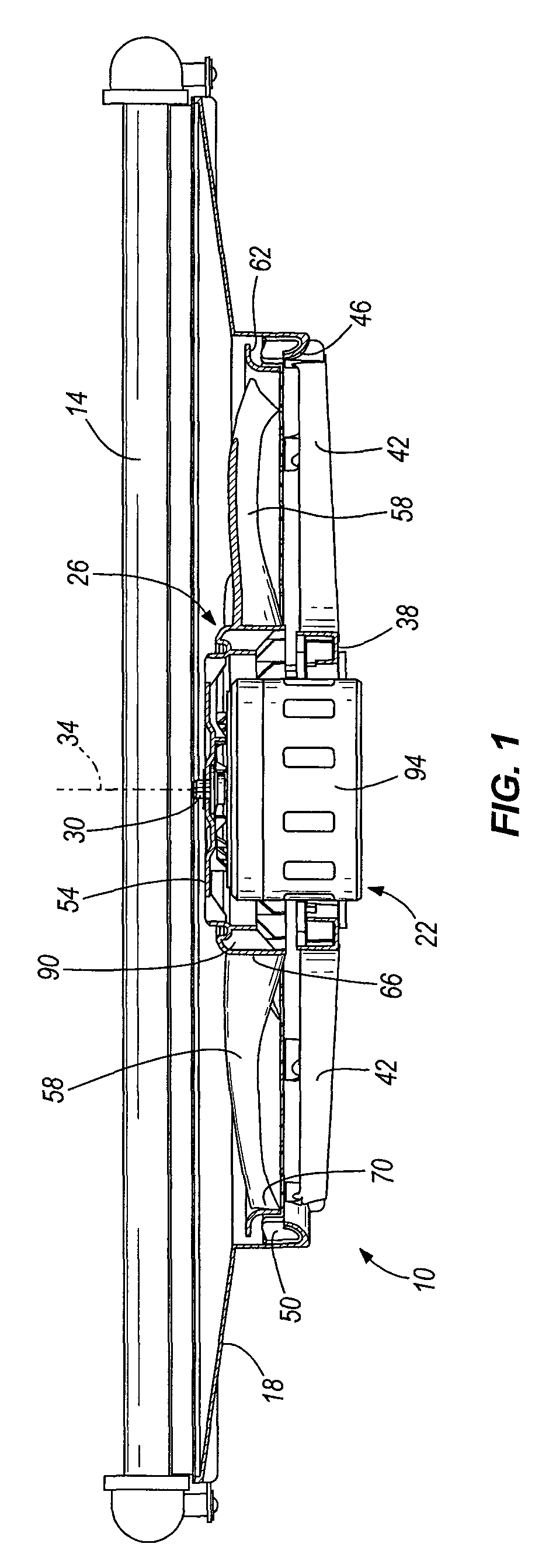 Axial fan assembly