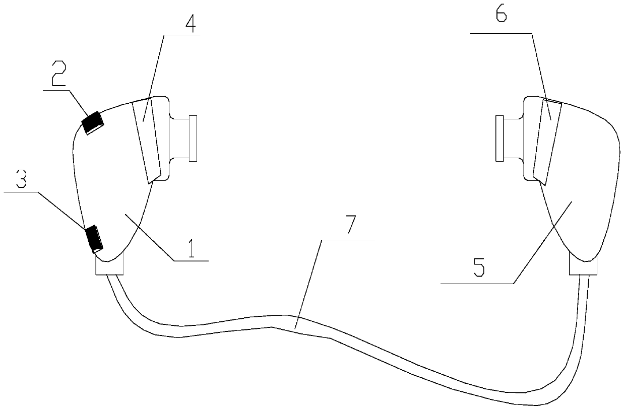 Neckline bluetooth headset and its application method