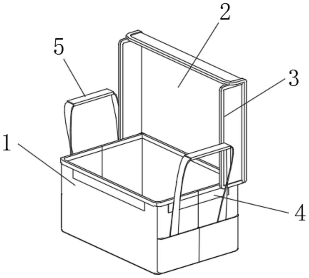 Fireproof storage box with heat insulation function