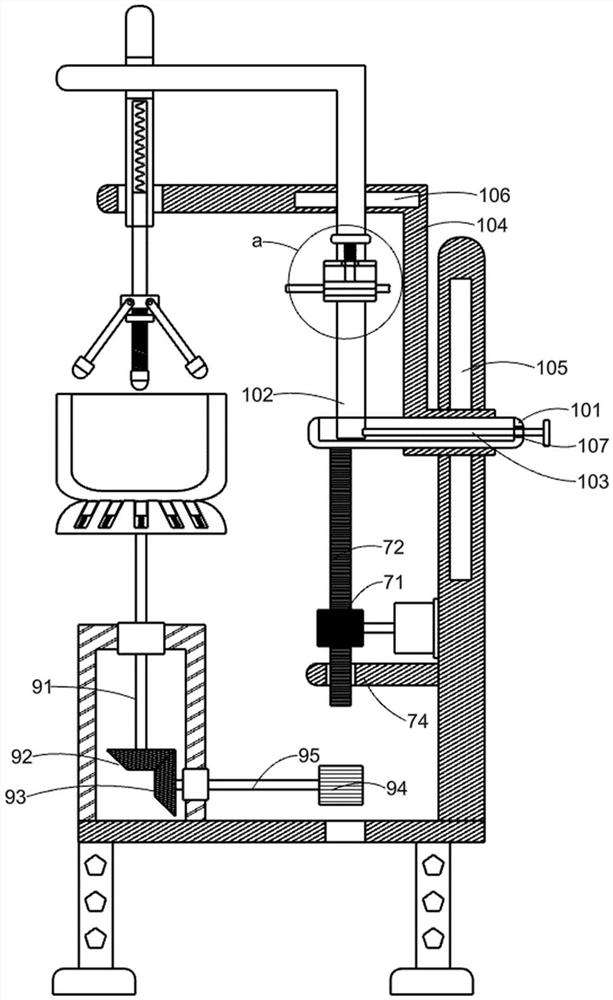 A ceramic spraying type uniform glazing device