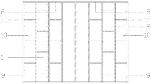 A connection method for bamboo and wood prefabricated wall panels