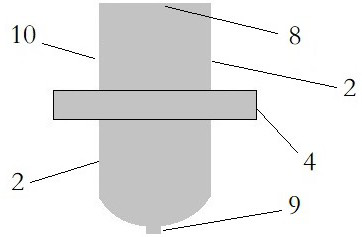 Environment-friendly device for preparing heavy water and overweight water mixed liquid by evaporating light water and structure thereof