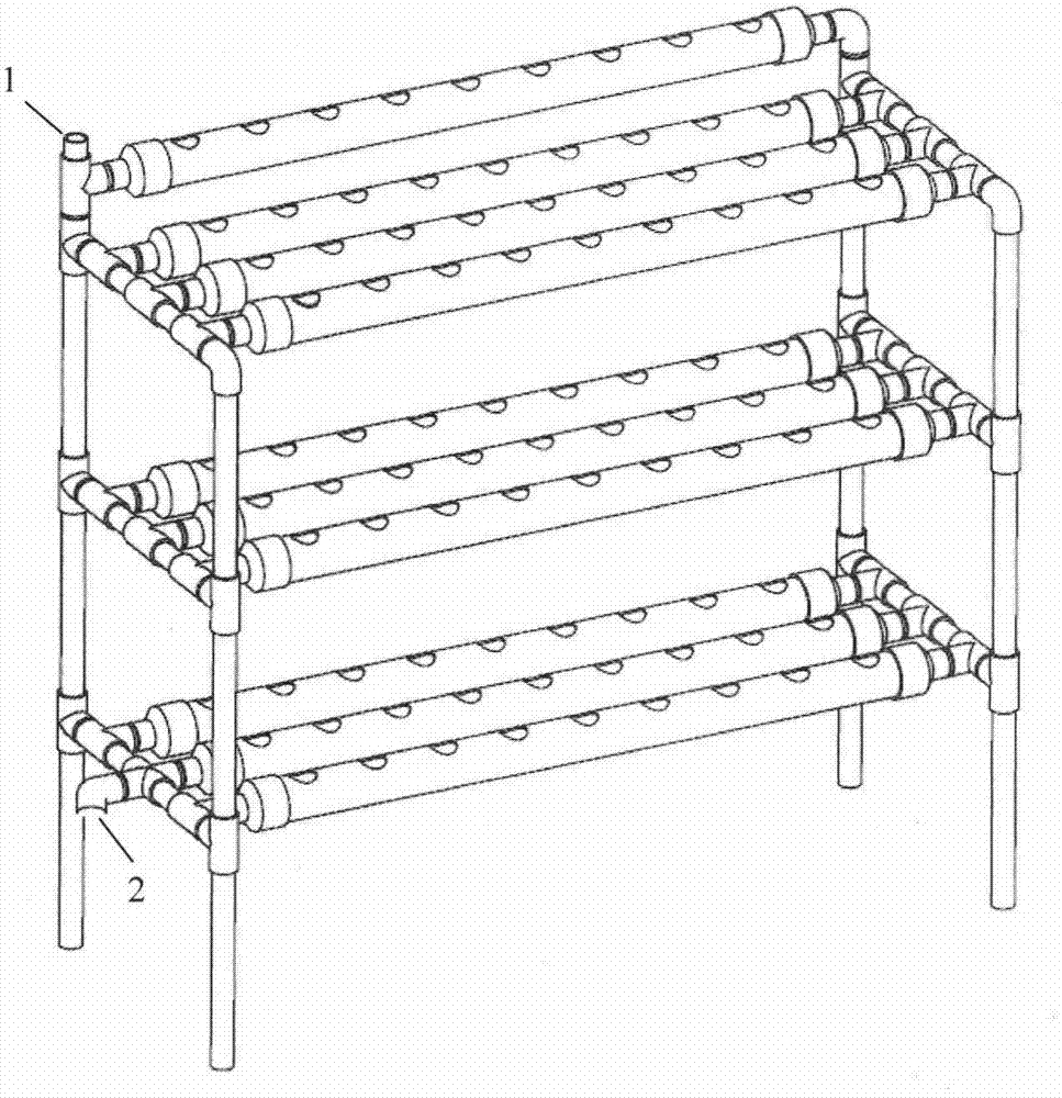 Balcony hydroponic vegetable garden