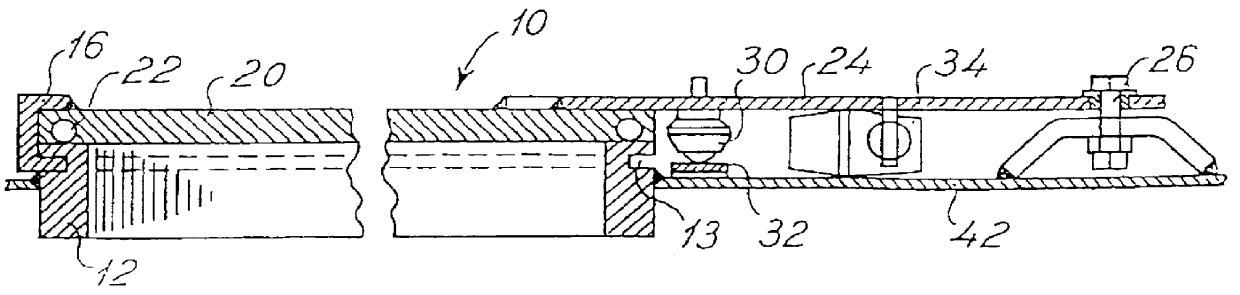 Pivotable and sealable cap assembly for opening in a large container