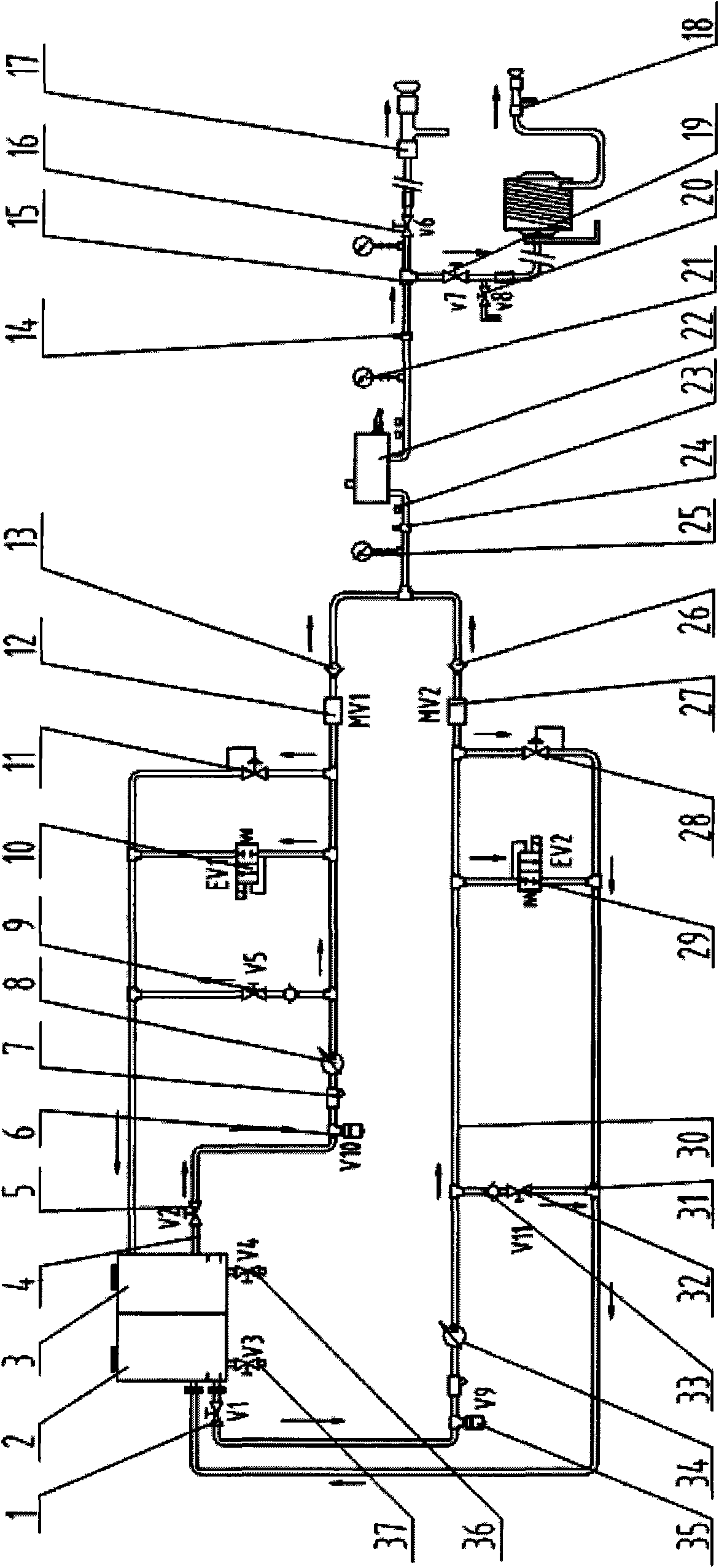 Deicing fluid hybrid heating device