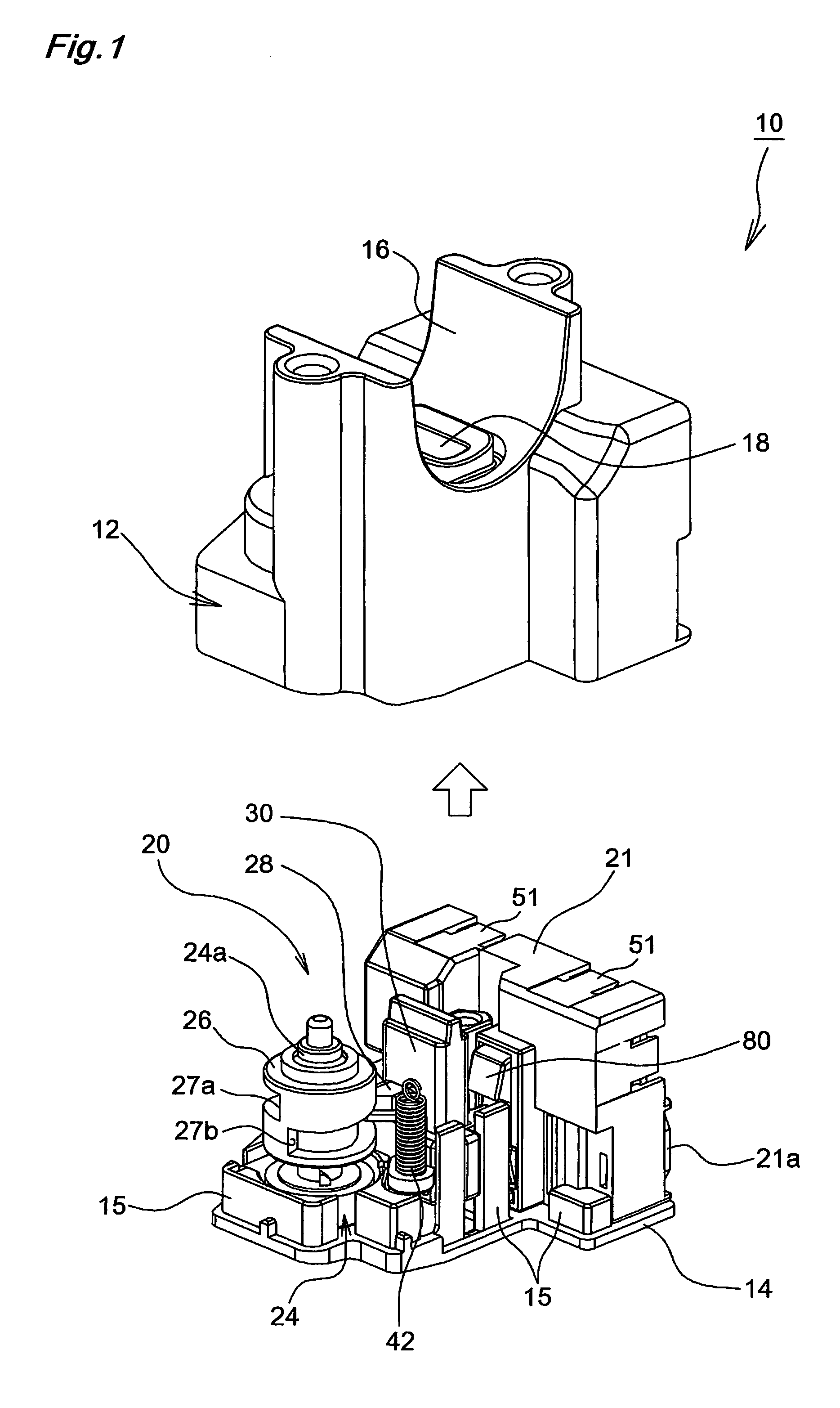 Steering lock unit