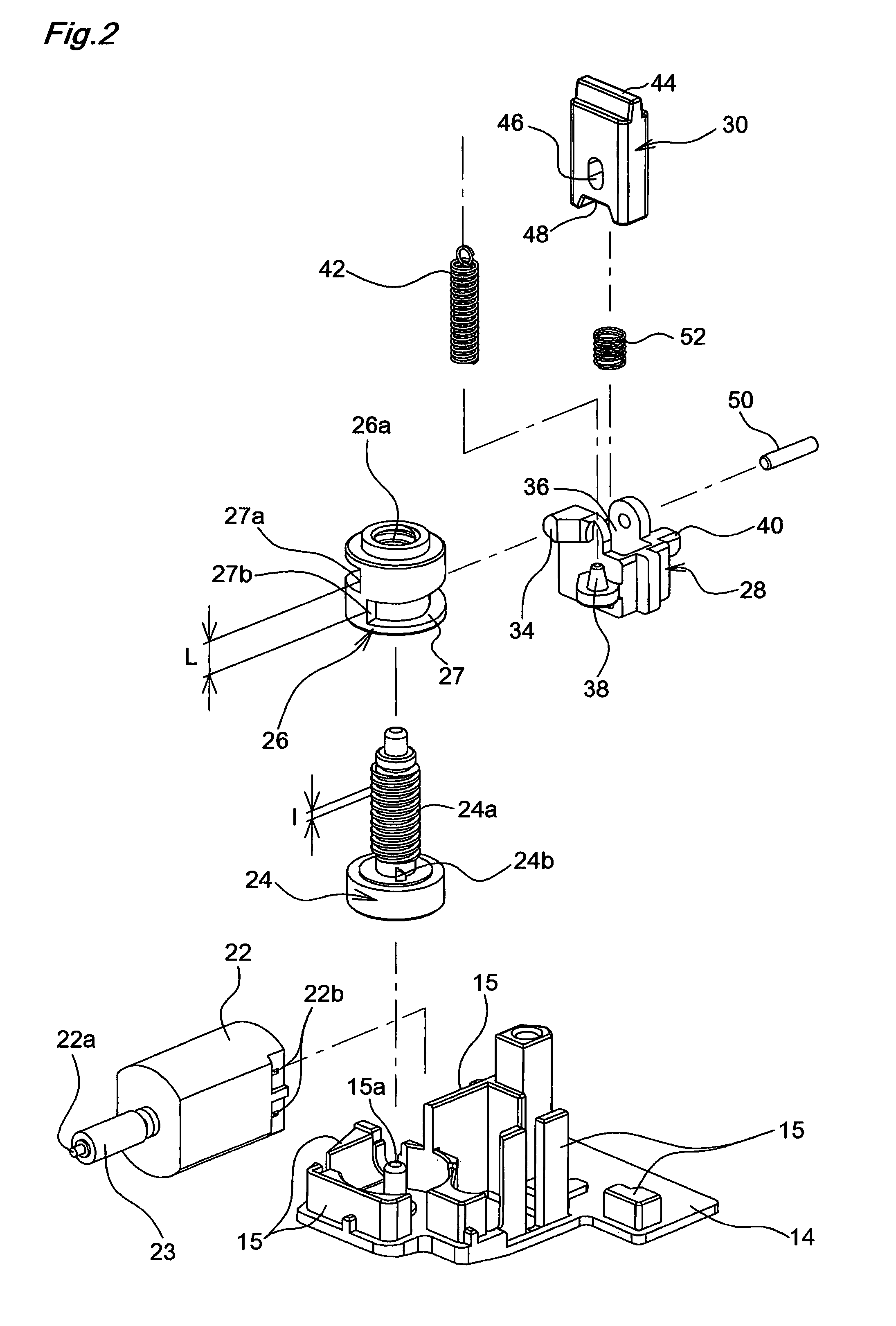 Steering lock unit