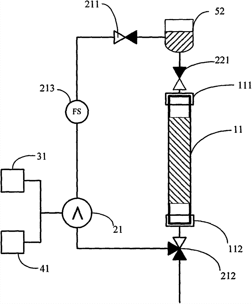 Solvent desorption device and method