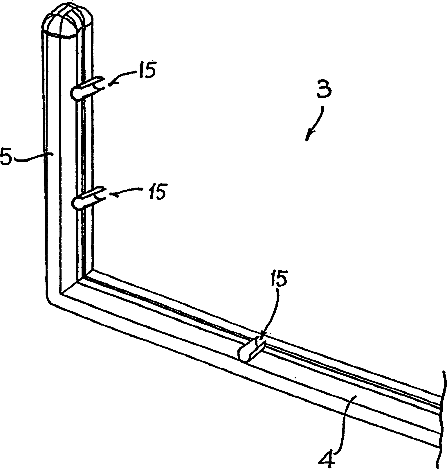 Pipe for cable