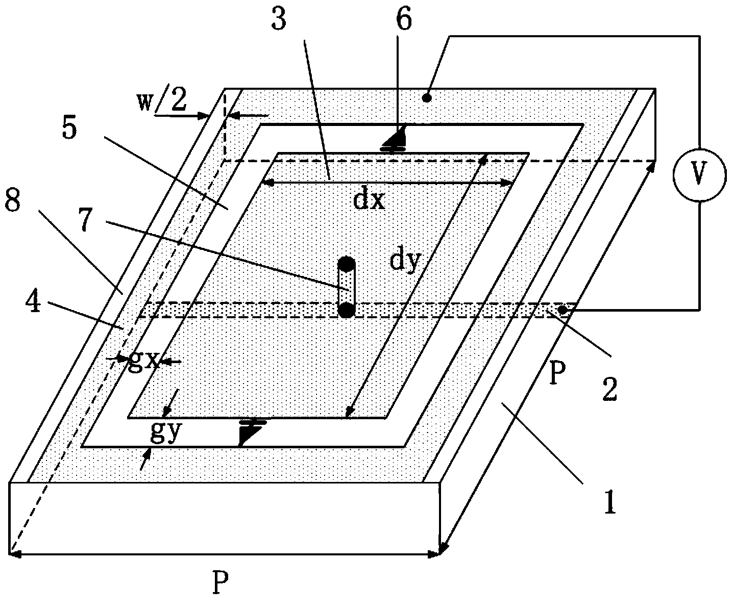 Phased-array antenna based on dynamic-regulating artificial electromagnetic structural materials