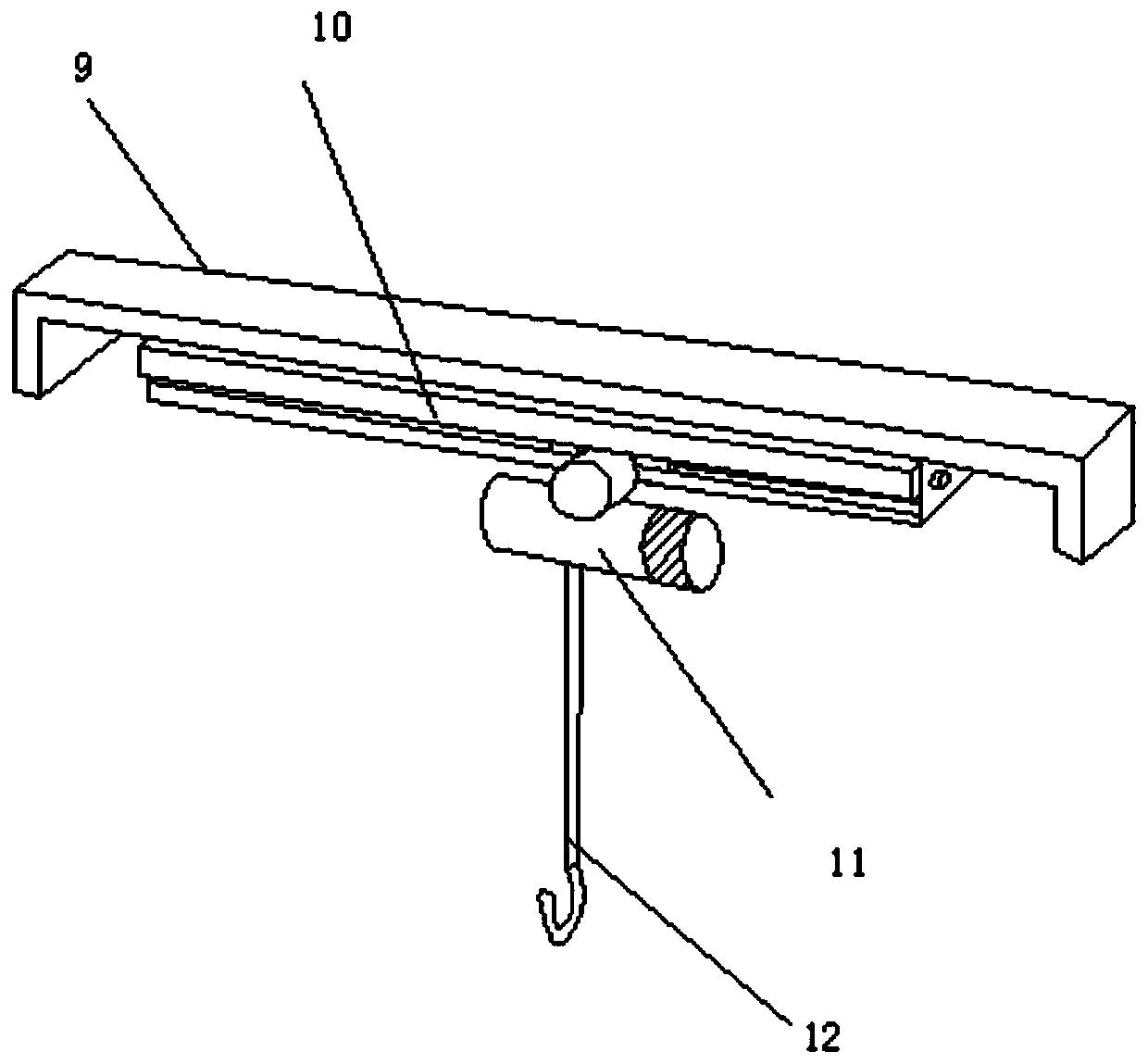 Crane bearing mechanism