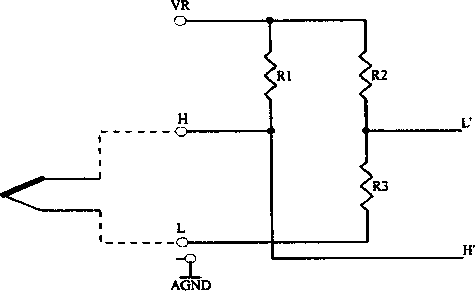 Preprocessing circuit for multiple temperature signals