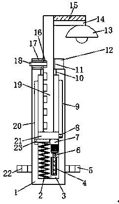 Photovoltaic solar street lamp convenient to maintain