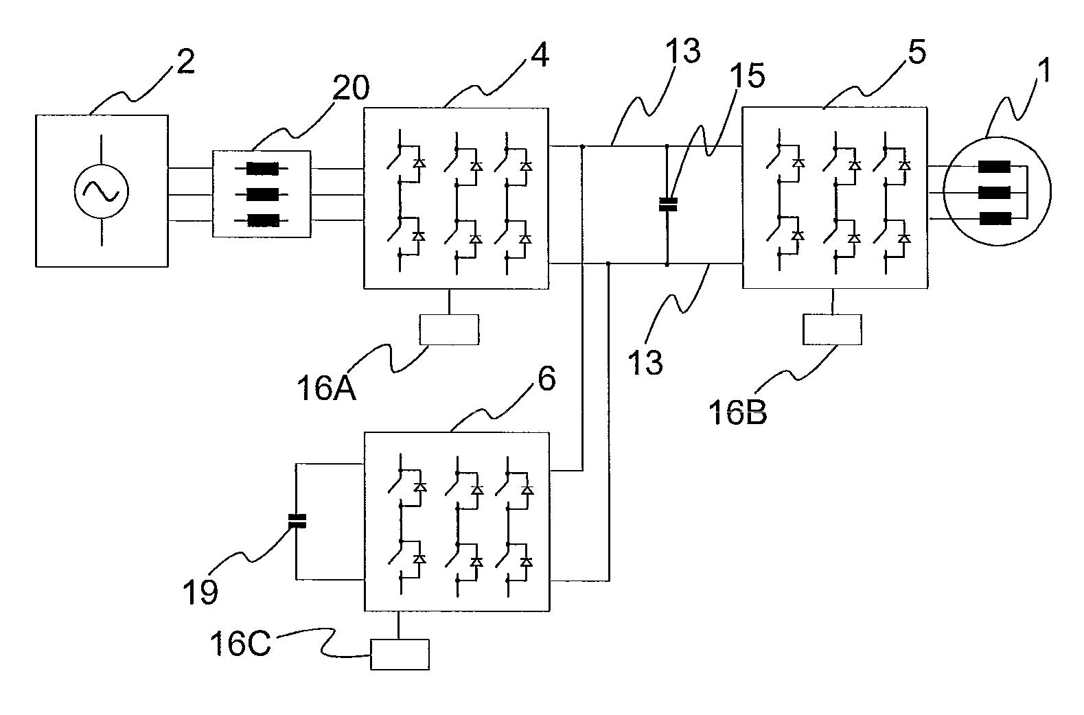 Apparatus and method for controlling the motor power