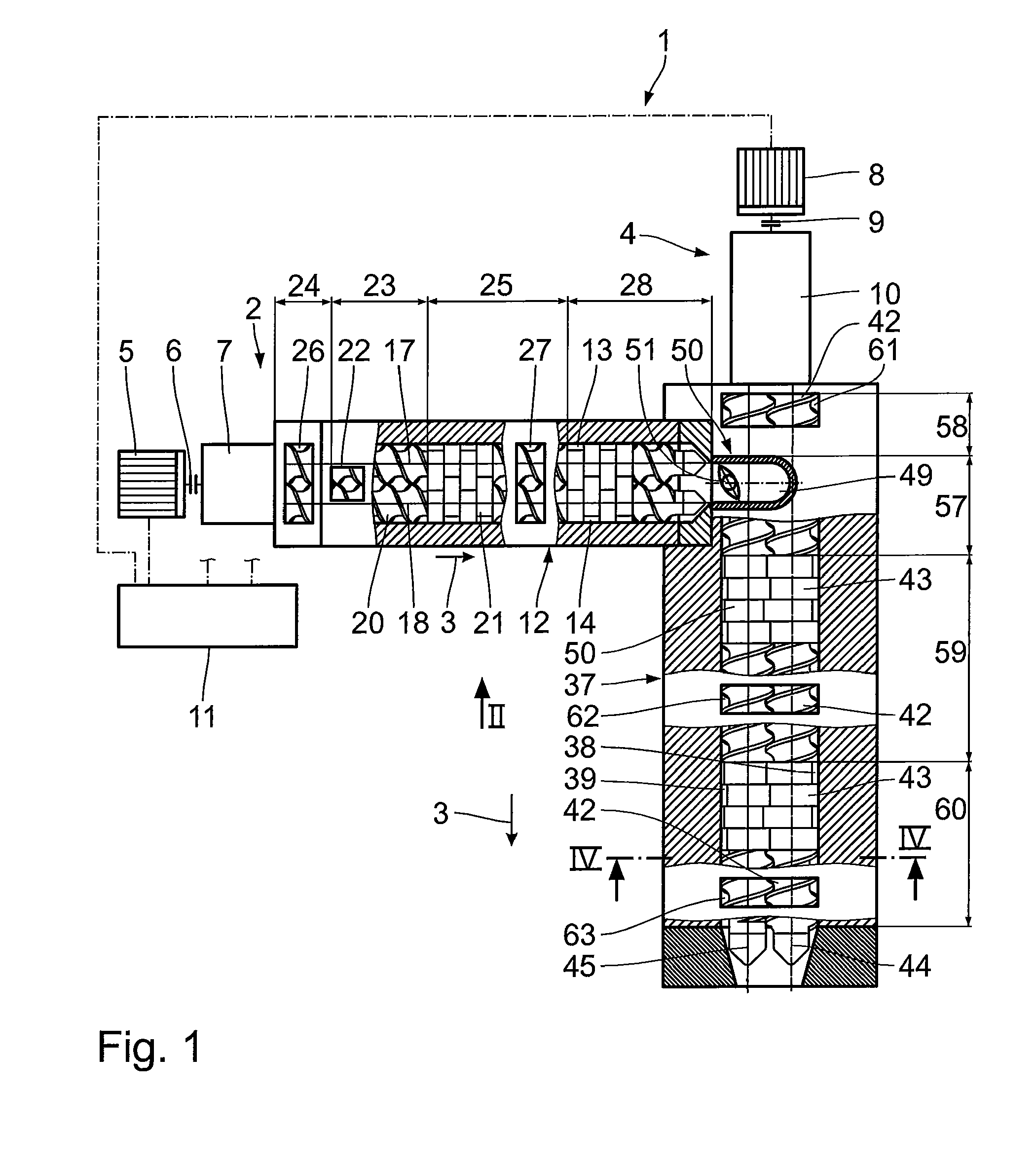 Method and processing installation for devolatilizing polymer melts