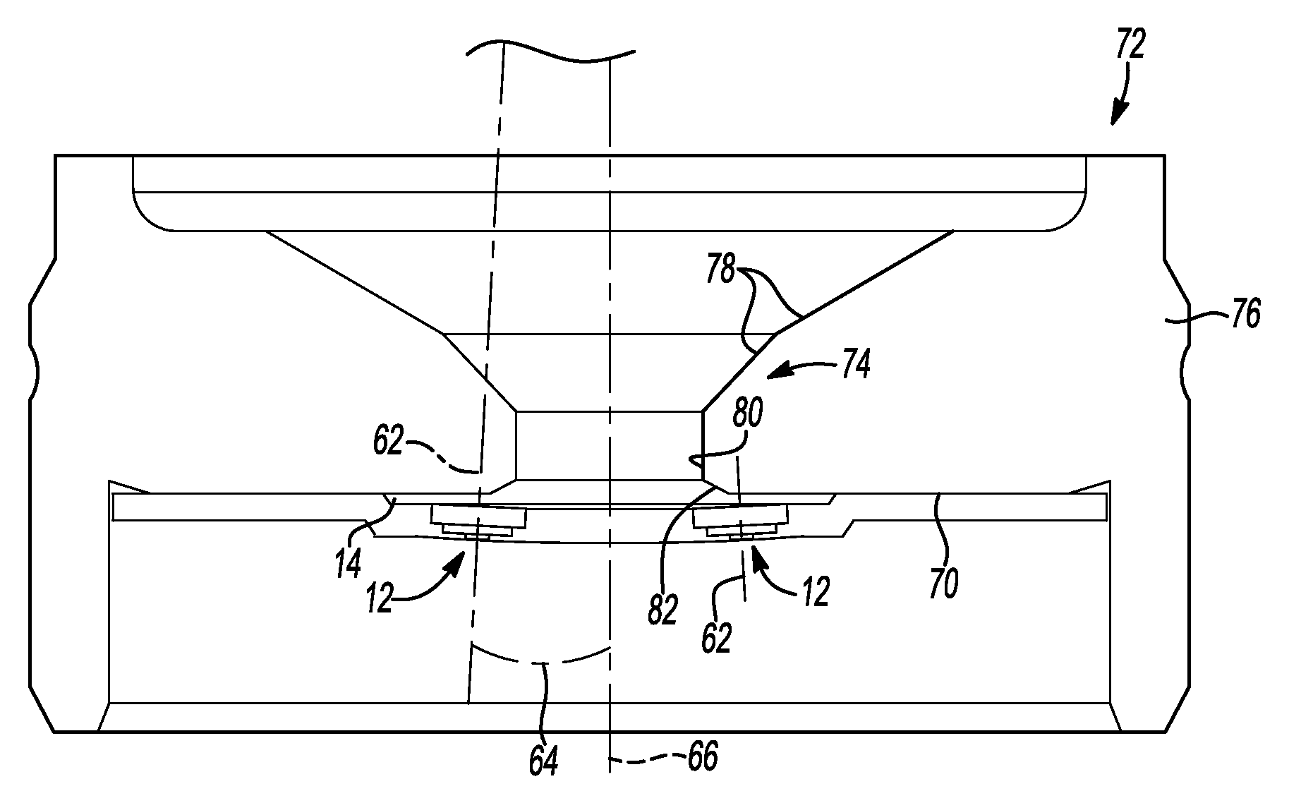 Stepped orifice hole