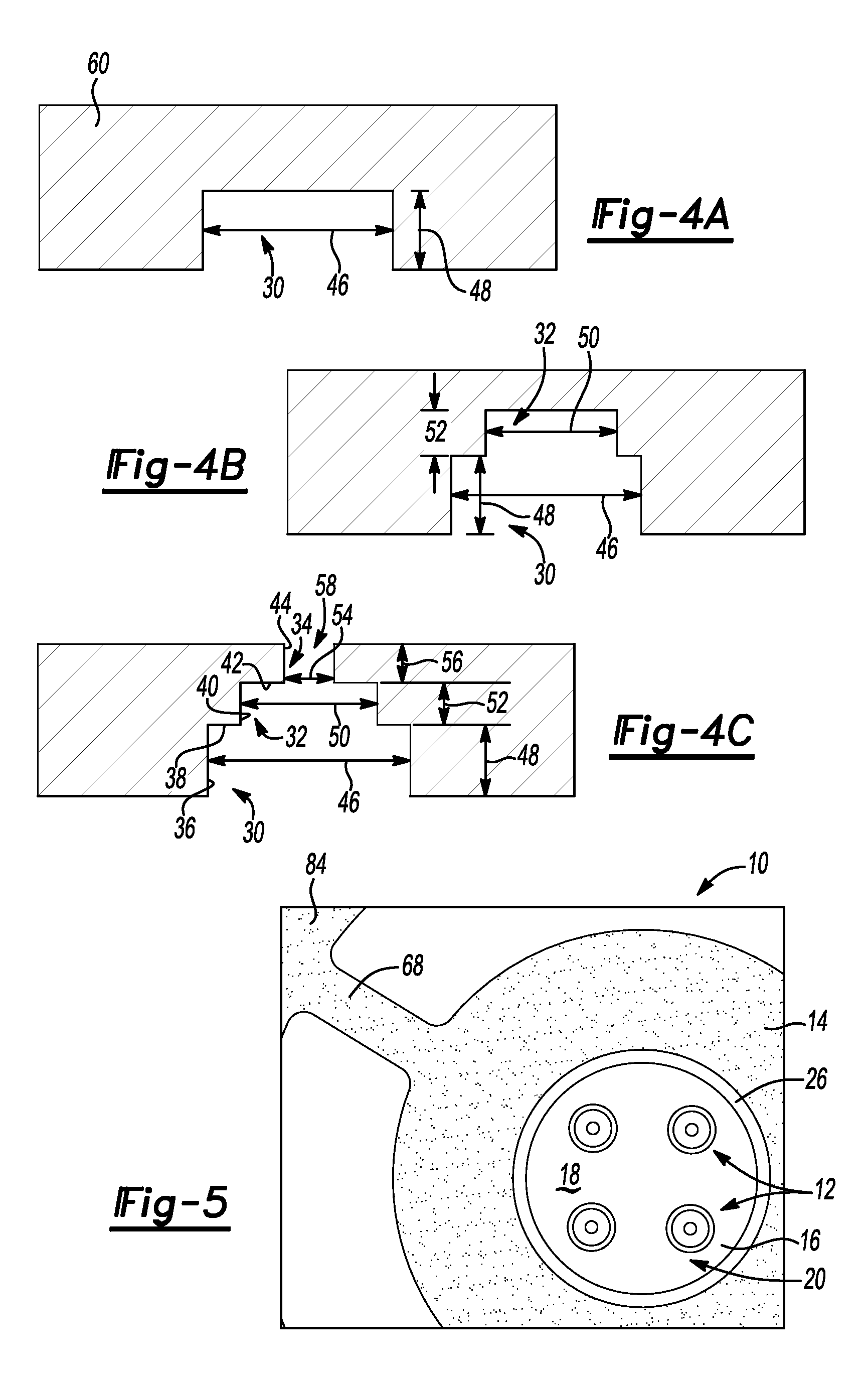 Stepped orifice hole